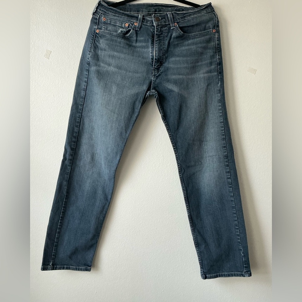 Levi's Men's Classic Straight Jeans 505 - Dark Blue Size: W32 L30
